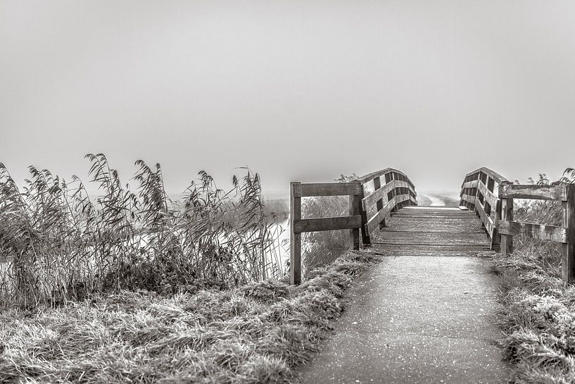 Op een verlaten bruggetje by Willy Sybesma