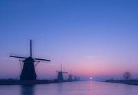 Sunrise at the mills.