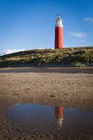 Leuchtturm von Texel mit Spiegelung