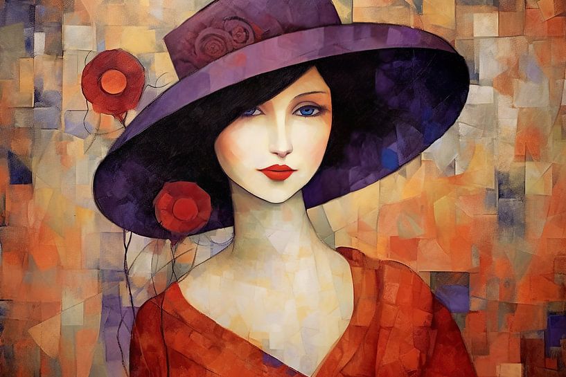 Women's portrait by Eye catching paintings