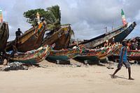 Fischerboote Gambia, Tanji