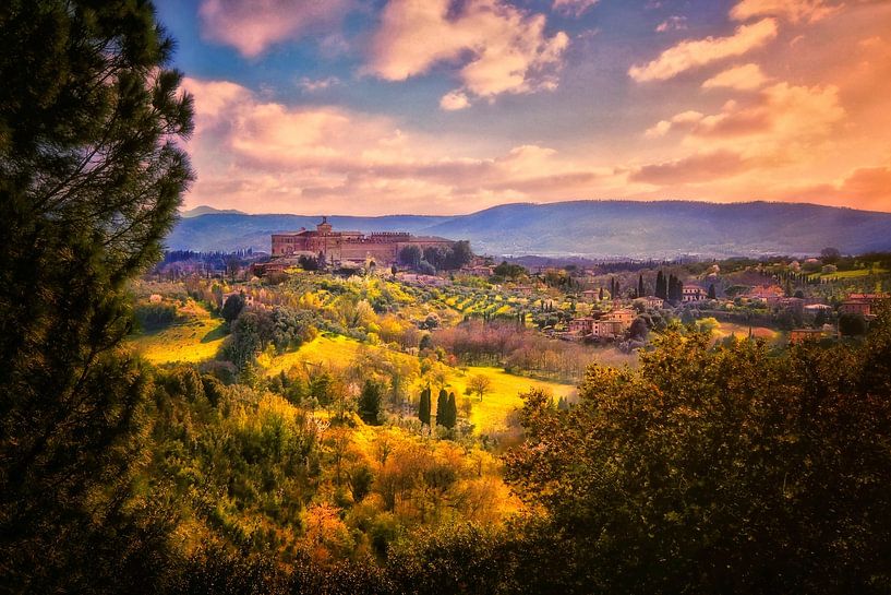 Das Weinschloss auf dem Hügel von Maickel Dedeken