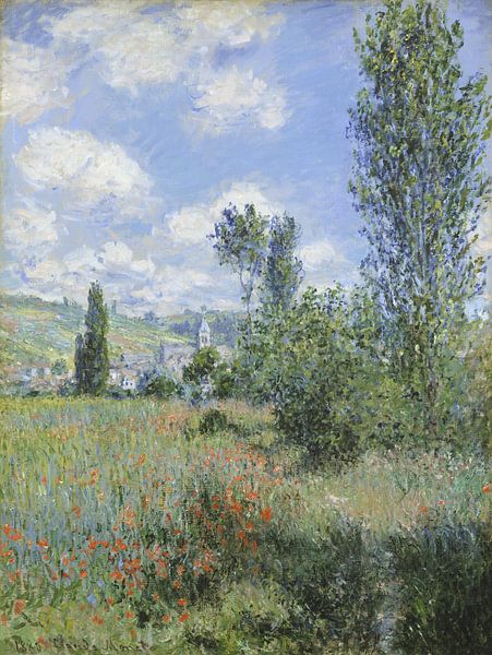 Ansicht von Vétheuil, Claude Monet von Meisterhafte Meister