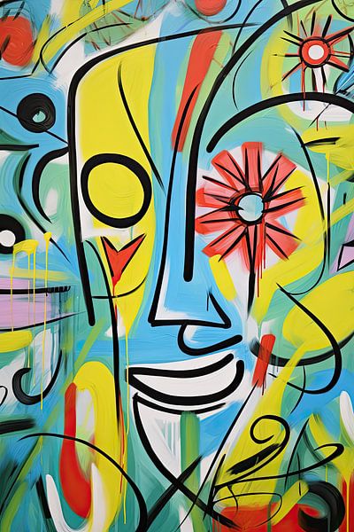 Happy abstract by Bert Nijholt