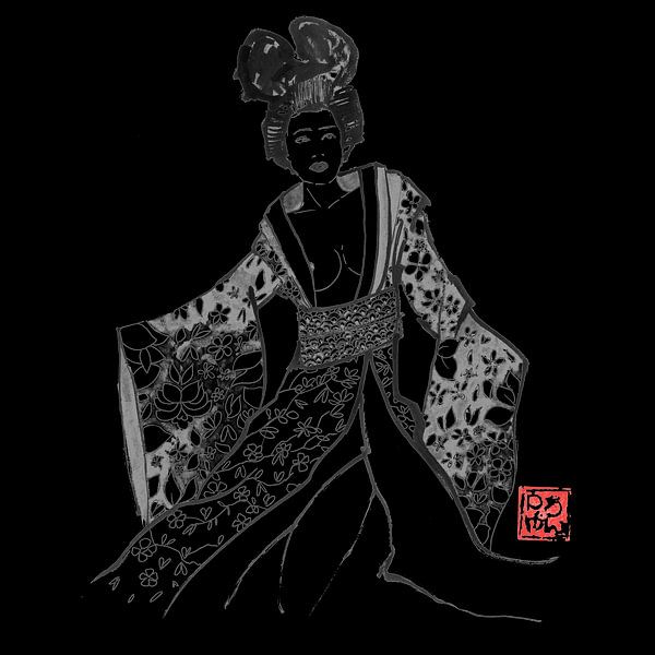 geisha dance by Péchane Sumie