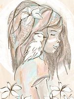 Girl and the bird l children's rooms