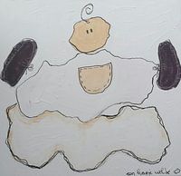 Baby auf einer Wolke