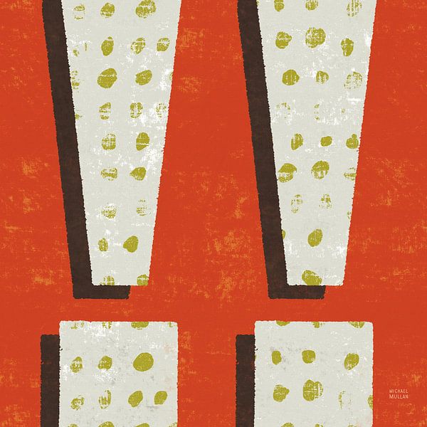 Carré ponctué i rétro, Michael Mullan par Wild Apple