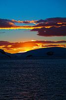 Coucher de soleil en Antartique