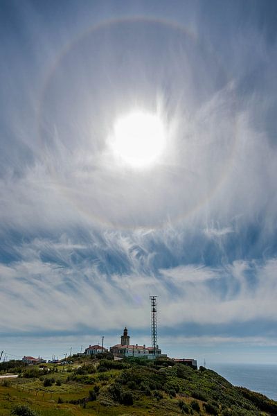 Halo boven Cabo da Roca, Portugal von Stephan Neven