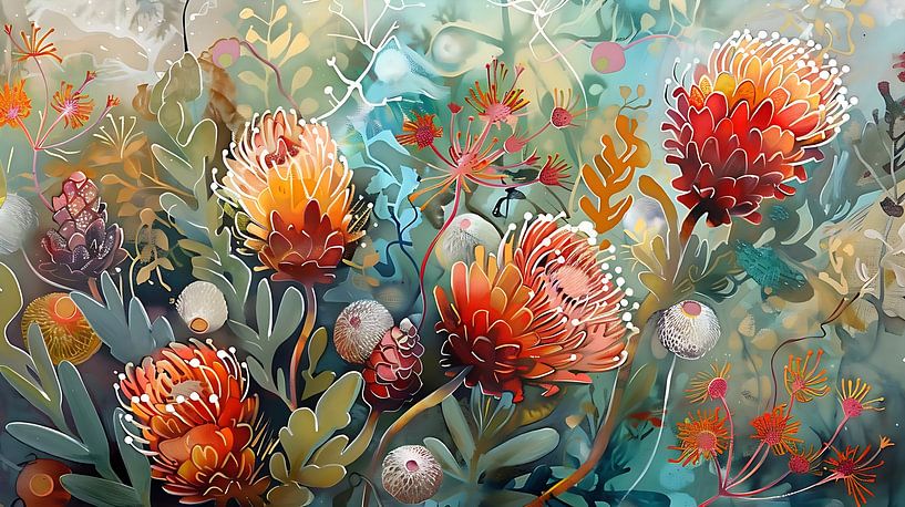 Australian wildflowers by PixelPrestige