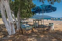 Resting place on Votsalakia Beach