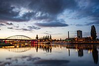 Evening falls over Arnhem