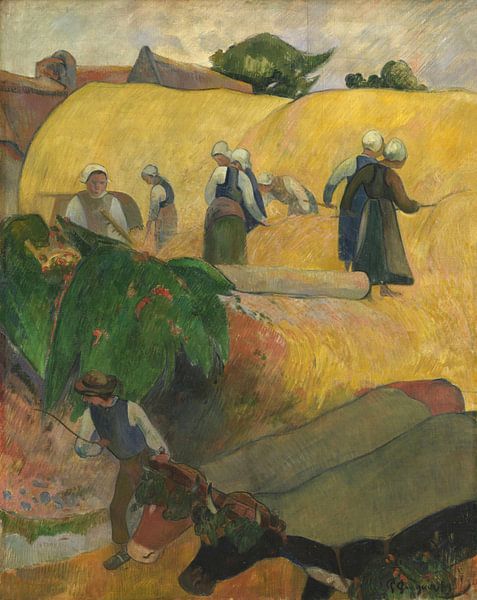 Die Heuhaufen, Paul Gauguin von Meisterhafte Meister