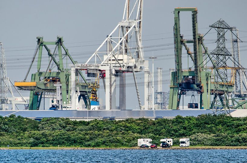 Europoort et le lac d'Oostvoorne par Frans Blok - des photos, de l'art et des autres décorations murales