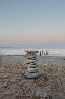Steinturm im Sonnenuntergang