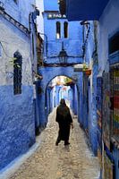 Medina in shades of blue