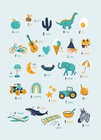 Alphabet-Poster Kinderkrippe postfrisch