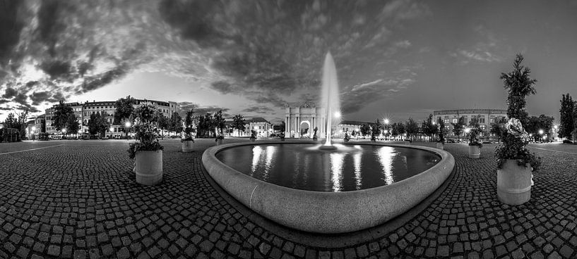 Potsdam Brandenburger Tor und Luisenplatz von Frank Herrmann