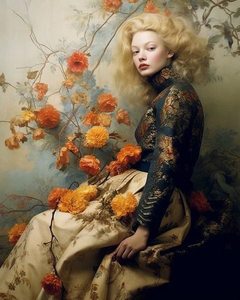 Porträt &quot;Neoklassik&quot; von Carla Van Iersel