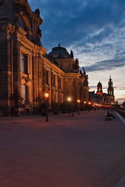 Bruehls Terrace, Dresden by Gunter Kirsch
