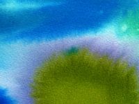 Sommer auf der Insel - handgefertigtes Aquarell