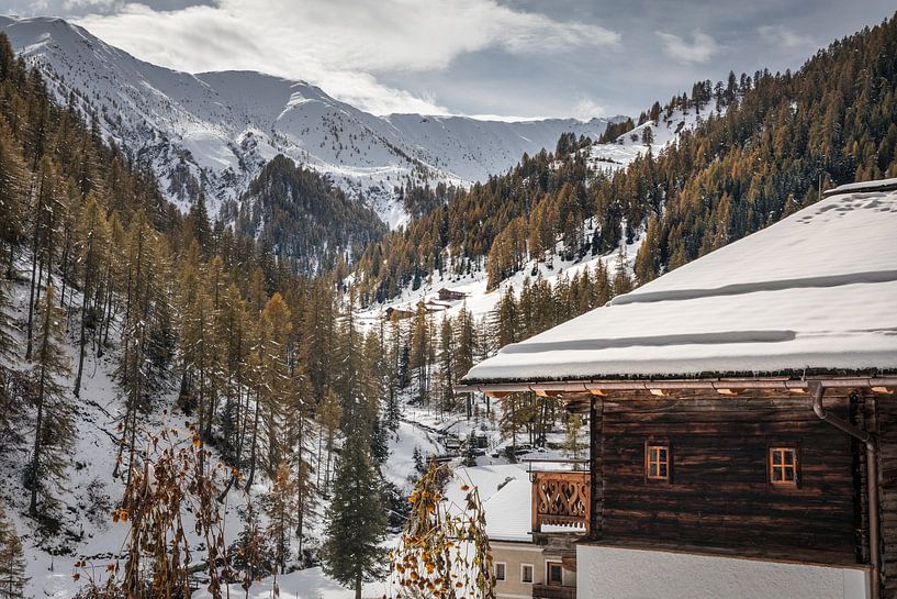 View from Kalkstein to the Alfenalm, Innervillgraten, Villgratental valley by Christian Müringer