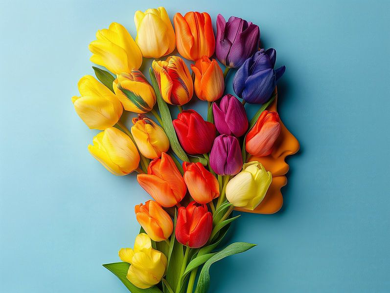 Flower-Power-Frauen von Egon Zitter