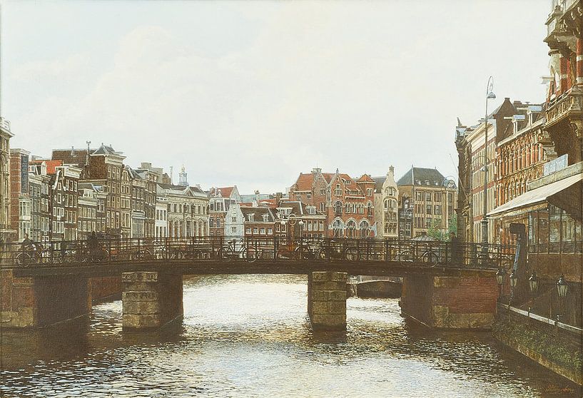 Gemälde: Amsterdam, Rokin von Igor Shterenberg