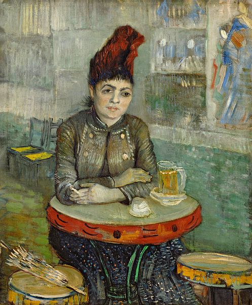 Vincent van Gogh. Agostina Segatori Assise au Café du Tambourin par 1000 Schilderijen
