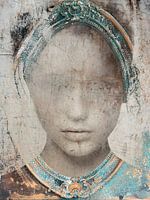 Portrait avec rayures