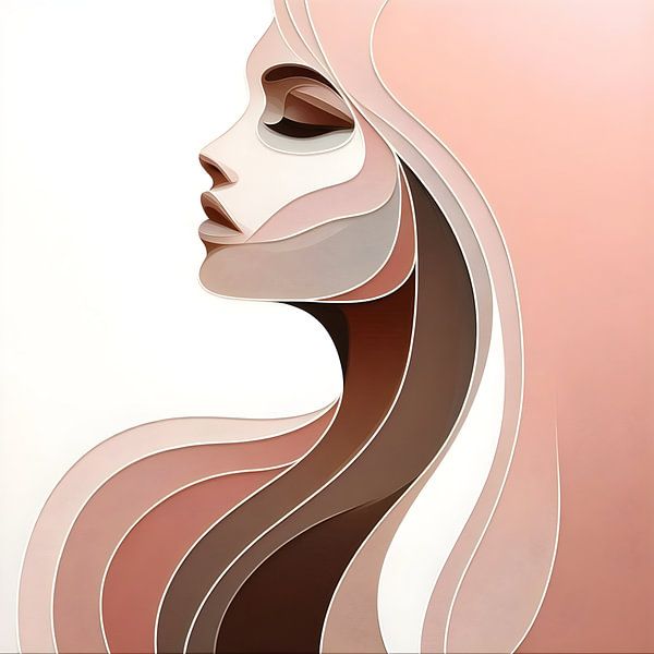 Pink Lines by FoXo Art