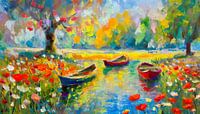 Boats in spring