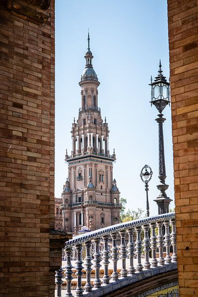 Plaza de Espana in Sevilla van Eric van Nieuwland