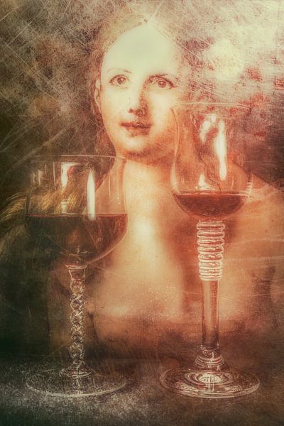 Ein gutes Glas Wein von Marijke de Leeuw - Gabriëlse