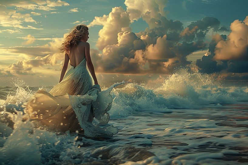 La mariée dans le ressac par Egon Zitter