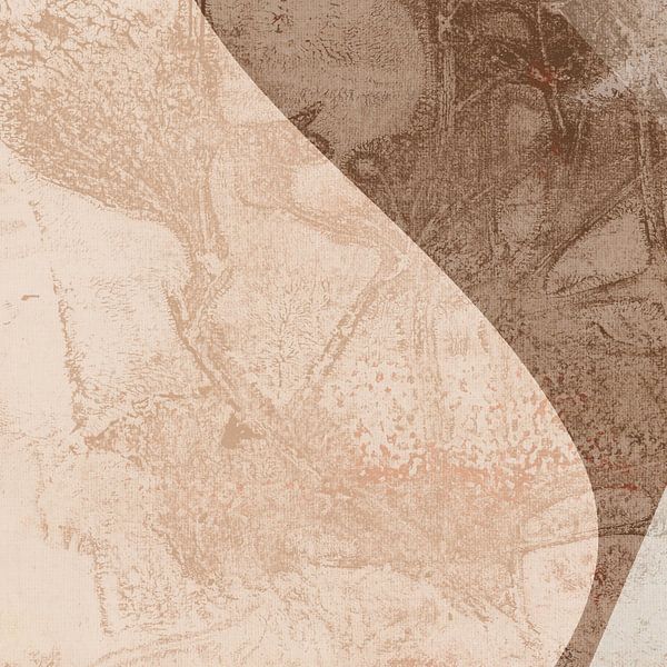 Abstrait scandinave en pastels doux par Art minimaliste abstrait