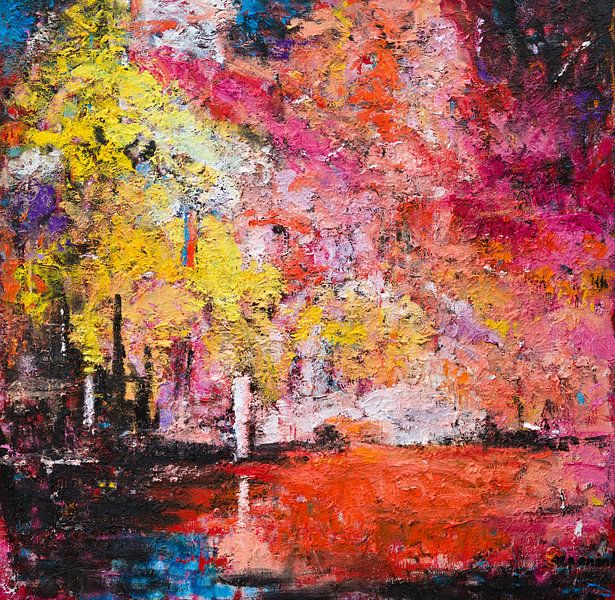 Peinture paysage abstrait par Anja Namink - Peintures