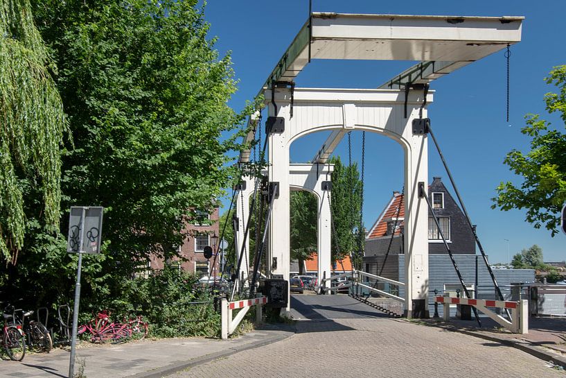 Holzbrücke Bickerseiland von Peter Bartelings