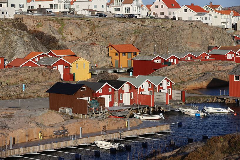 Fischerhütten in Hunnebostrand by Heike Hultsch