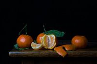 Still life with tangerines