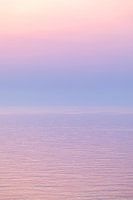 Zacht avondlicht over de zee