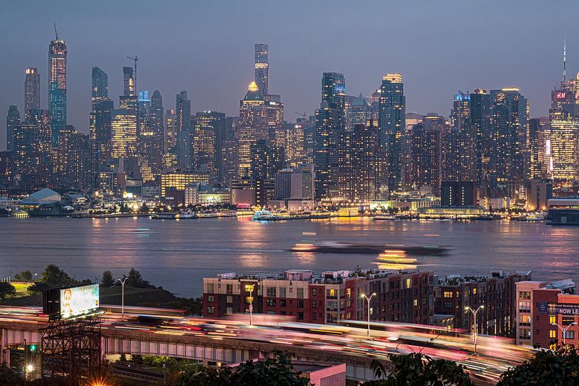 New York Midtown at blue hour by Kurt Krause