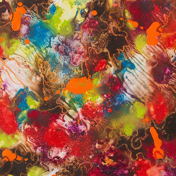 'Mit einem Hauch von Orange' - Querformat von Annemarie Gorter