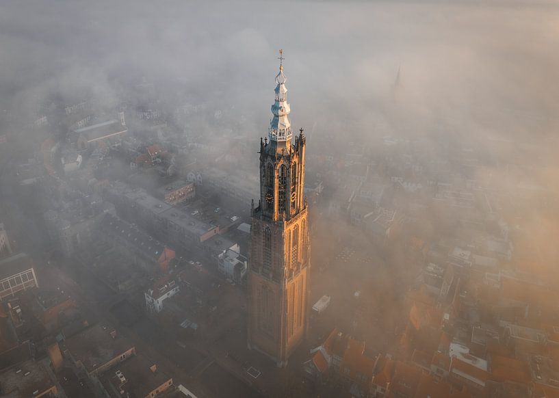 Le brouillard d'Amersfoort par Frank Verburg