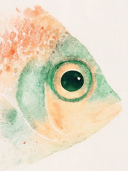 Gyotaku Fisch 02 von Fernando Vieira