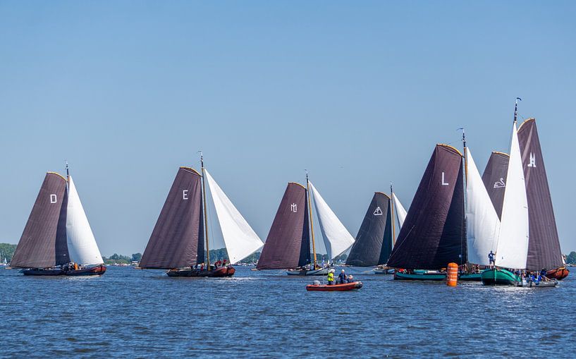 Skûtsje segeln Friesland von Henk Alblas