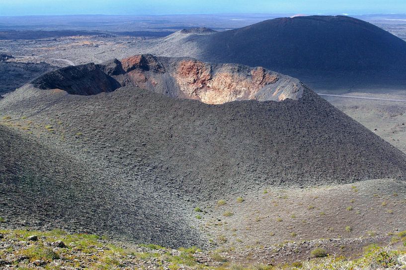 Volcano craters, Lanzarote by Inge Hogenbijl