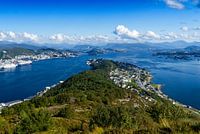 Paysage de fjord près d'Ålesund en Norvège