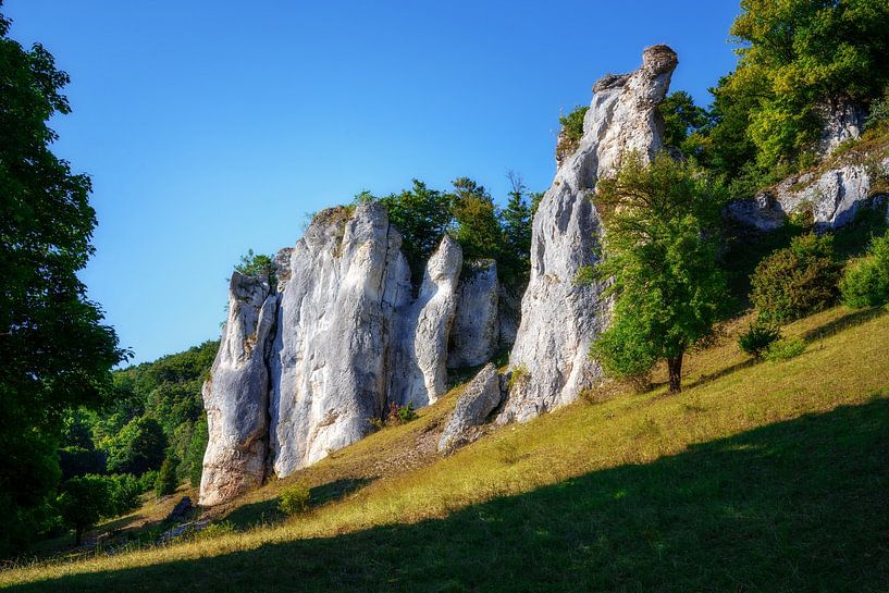Formation rocheuse près de Dollnstein dans l'Altmühltal par ManfredFotos